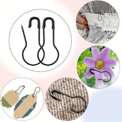 100pcs Metal Safety Pins Gourd Pin Clothing Tag DIY Accessories