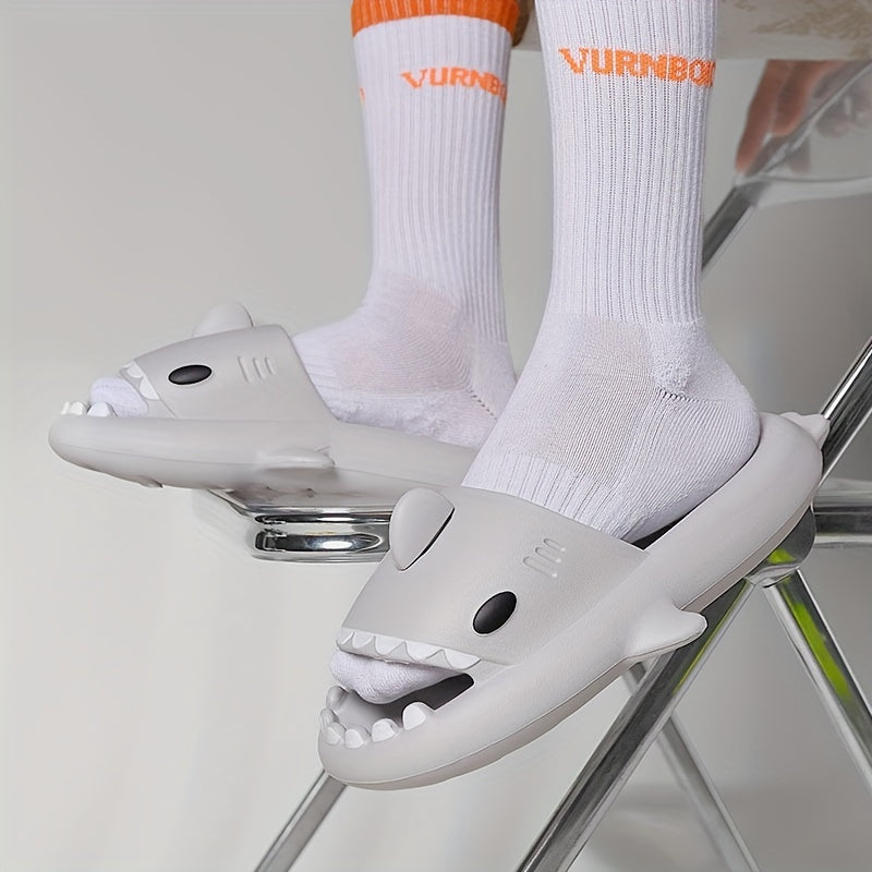 Funny Cloudy Shark House Slippers for Women