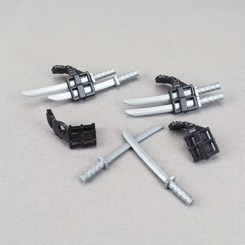 Small Particle Building Blocks Doll Weapon Storage & Prop Sword Toy Accessories