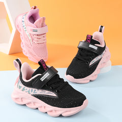 Breathable Woven Sneakers For Girls Teens Lightweight Anti Slip Low Top Sneakers