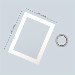 3pcs DIY Cardstock Paper Photo Frames with Cardboard Lining