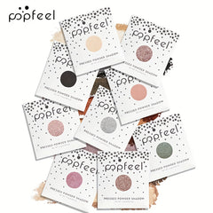 Monochrome Earth Tone Eyeshadow Powder for Halloween & Stage Makeup