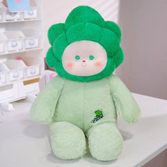 Plush Vegetable Figurine Soft Green Stuffed Animal Wedding Favors Friends Plushi