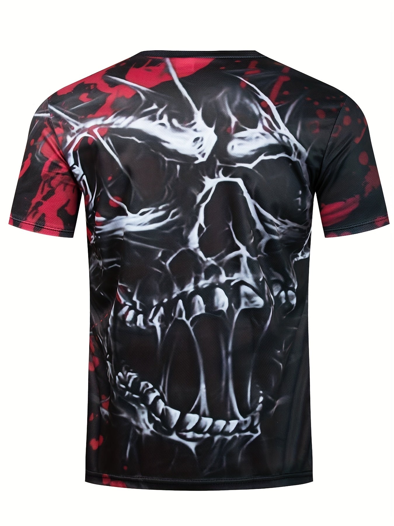 Vintage Skull Graphic Print Tee - Summer Style