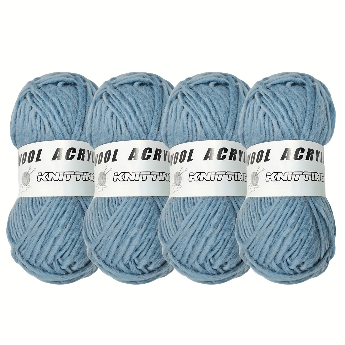 80% Acrylic 20% Wool Thick Wool Thread for Knitting Crocheting DIY