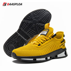 Baasploa Men's Running Shoes Breathable Trainers Sneakers