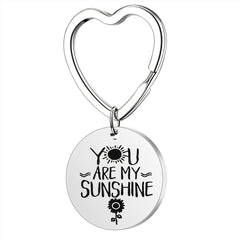 Sunshine Stainless Steel Keychain Necklace