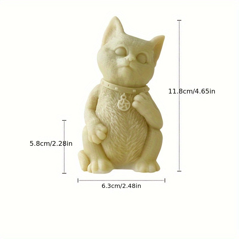 3D Kitten Candle for Home Decoration