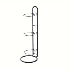 3-Layer Ball Storage Rack Carbon Steel Basketball Display Stand