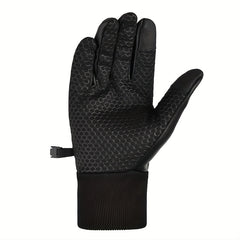 Warm Full Finger Gloves Plus Velvet for Outdoor Cycling