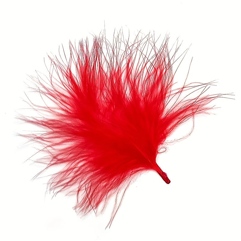 50pcs Colorful Feathers For Flies Bait Hook Fly Tying Material