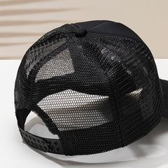 Cartoon Print Baseball Cap Summer Sunshade Mesh Peaked Cap