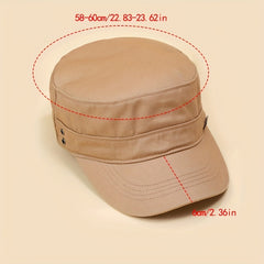 Solid Cotton Newsboy Hat Lightweight Flat Cap