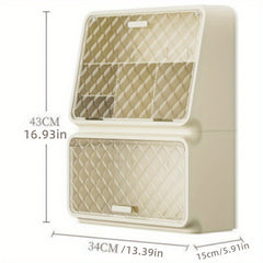1pc Cup Storage Rack Dust proof Desktop Tea Cup Holder Cabinet