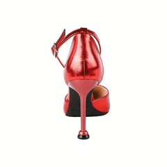 Women's Pointed Toe Ankle Strap Stiletto Heel Shoes