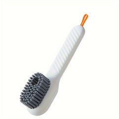 Household Shoe Brush With Soap Dispenser Soft Bristles