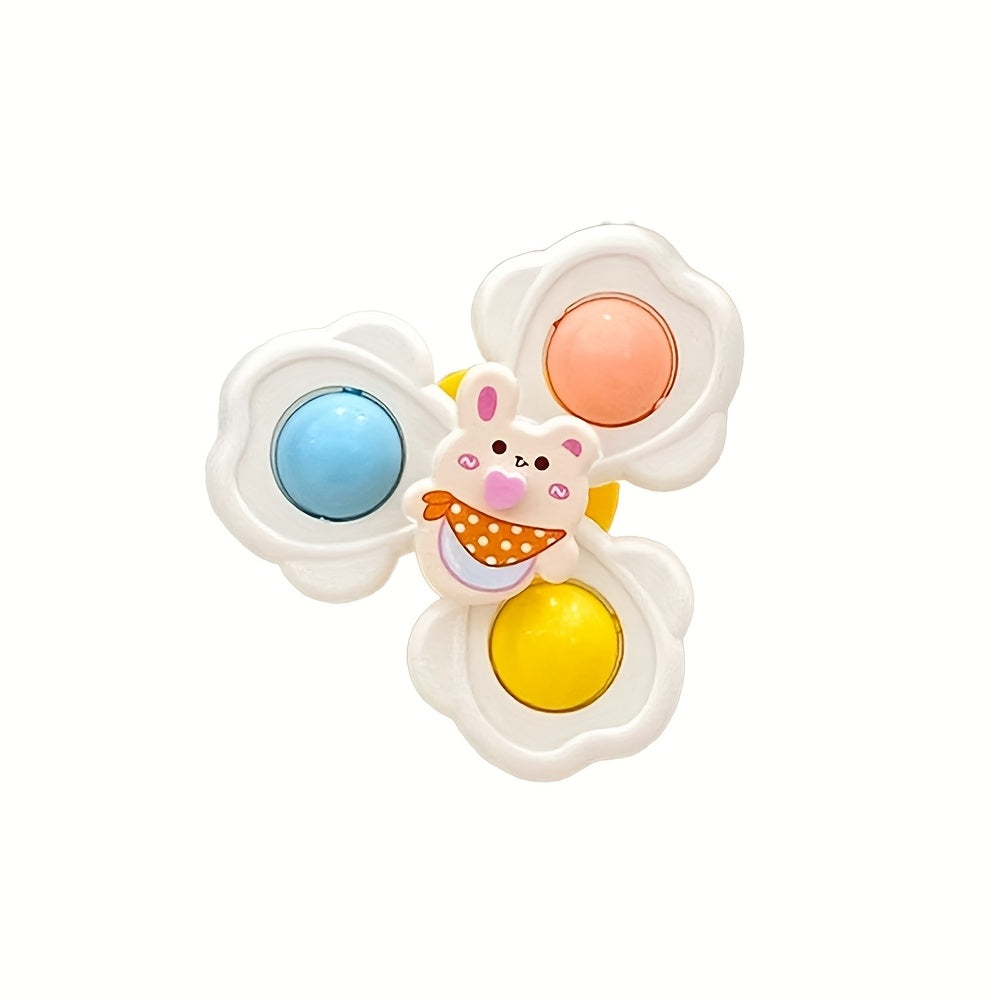 Kids Suction Cup Spinner Toy Educational Hand Eye Coordination Game