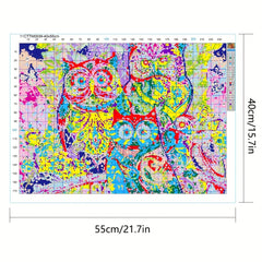 Owl Cross Stitch Decoration Material Package for Beginners