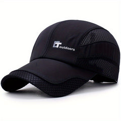 Quick Drying Unisex Baseball Cap Breathable Sun Hat Adjustable Dad Hat