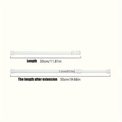 Telescopic Curtain Rod for Bathroom and Bedroom Punch-Free