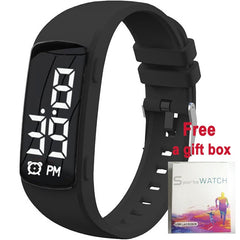 Smart Fitness Watch for Teenagers - Digital Alarm Stopwatch Pedometer