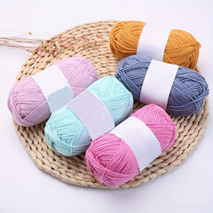 Cotton Yarn Hand Knitted Thread DIY Knitting Crocheting Scarf Hat Sweater