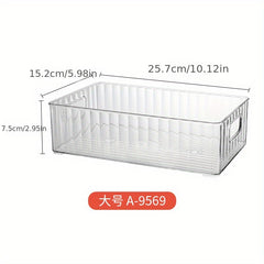 Refrigerator Storage Bin With Handle Drawer Storage Box Containers