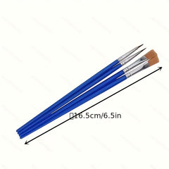 10pcs DIY Painting Hook Line Pen Watercolor Flat Head Nylon Wire Pen