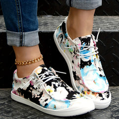 Tie Dye Skate Shoes Women's Casual Lightweight Walking Shoes