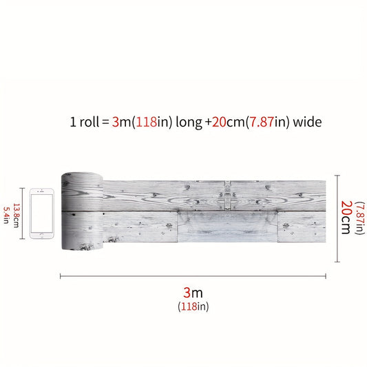 Waterproof Wood PVC Tile Stickers Self Adhesive DIY Flooring Tiles
