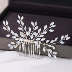 Faux Pearl Bridal Hair Comb Wedding Hair Accessory