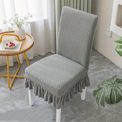 Abstract Grid Pattern Chair Slipcover for Dining Chairs
