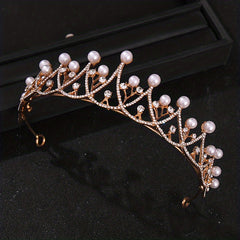 Rhinestone Crown Princess Headband for Wedding Prom Party Hair Accessories