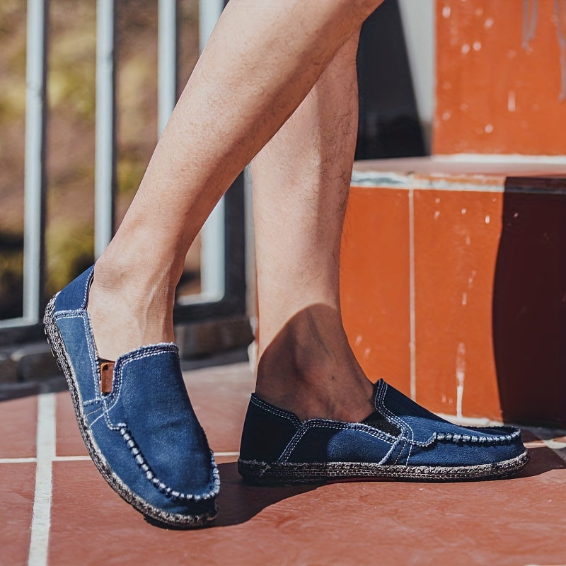Men's Canvas Casual Loafers Boat Shoes