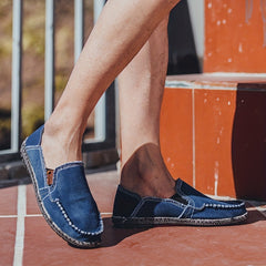 Men's Canvas Casual Loafers Boat Shoes