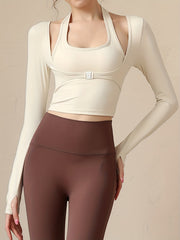 Women's Quick Drying Halter Neck Yoga Sports Top