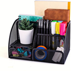 Mesh Pen Holder for Desk Organization at Home & Office