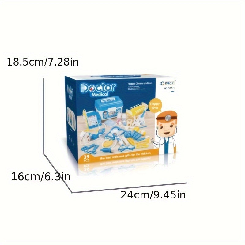 Doctor Pretend Play Toy Set with Medical Kit for Boys and Girls