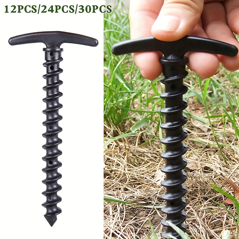 Spiral Plastic Ground Nails 30PCS Canopy Tent Accessories