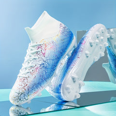 Youth Spiked Football Boots Anti-Skid Training Shoes