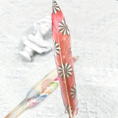 10pcs Printed Goose Feather DIY Clothing Accessories