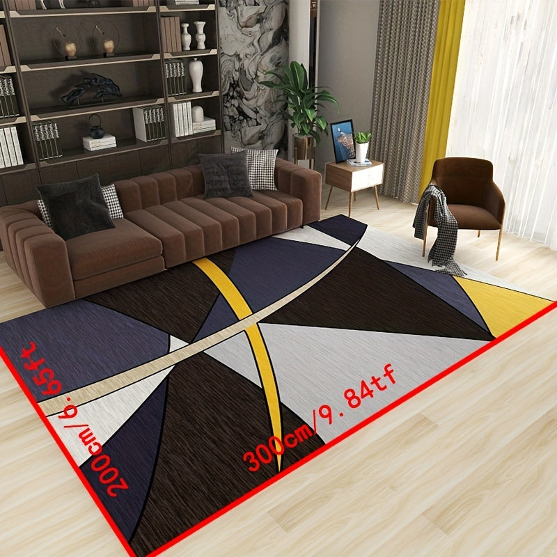 Modern Stylish Area Rug Soft Comfortable Minimalist Nordic Non Slip Carpet