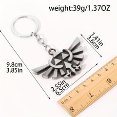 Triangle Power Sky Sword Metal Keychain