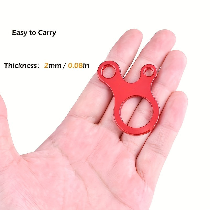 5pcs Aluminum Alloy Cord Adjusters 3 Holes Tent Canopy Buckle Rope Tightener