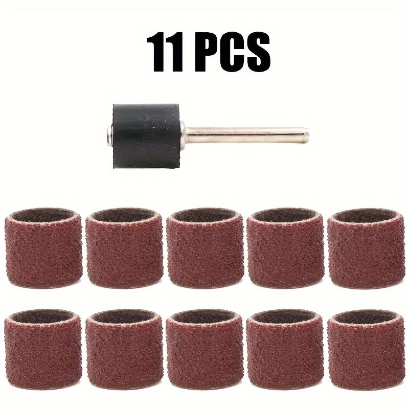 51pcs Sanding Drum Kit For Drill Presses and Power Drills with Rubber Drum Mandr