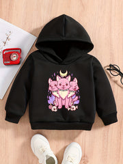 Baby Magic Kitty & Moon Graphic Sweatshirt Kids Pullover