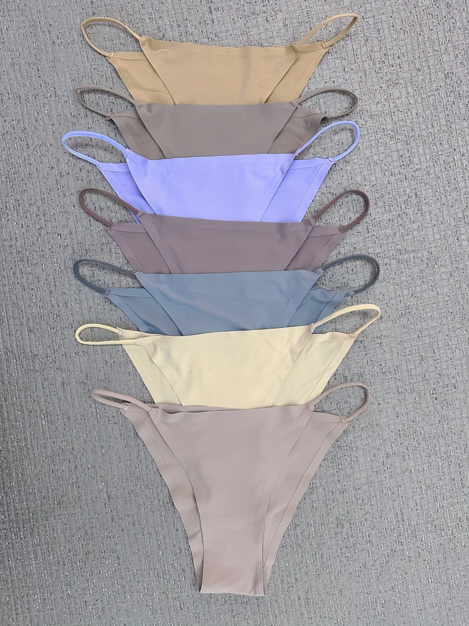 7pcs Seamless Low Waist Stretchy Panties Women's Lingerie