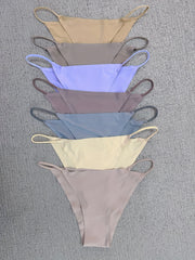 7pcs Seamless Low Waist Stretchy Panties Women's Lingerie