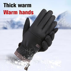 Men's Windproof Waterproof Warm Touch Screen Ski Gloves