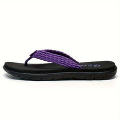 STQ Women's Memory Foam Flip Flops Comfortable Slip Resistant Sandals